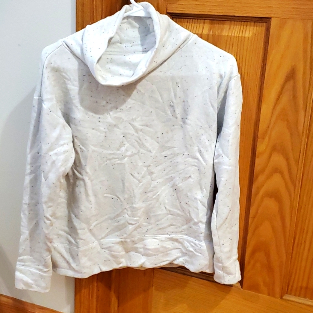 Loft xxs speckled sweatshirt